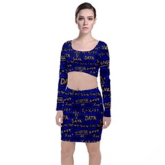 Art Pattern Design Background Graphic Top And Skirt Sets