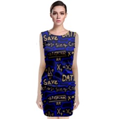 Art Pattern Design Background Graphic Sleeveless Velvet Midi Dress