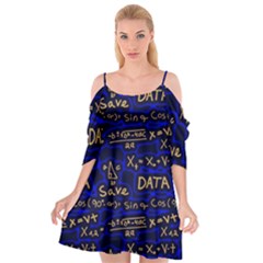 Art Pattern Design Background Graphic Cutout Spaghetti Strap Chiffon Dress by Vaneshop