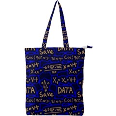 Art Pattern Design Background Graphic Double Zip Up Tote Bag by Vaneshop