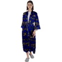 Art Pattern Design Background Graphic Maxi Satin Kimono View1