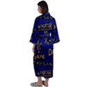 Art Pattern Design Background Graphic Maxi Satin Kimono View2