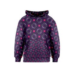 Geometric Pattern Retro Style Background Kids  Pullover Hoodie