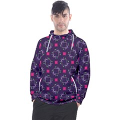 Geometric Pattern Retro Style Background Men s Pullover Hoodie