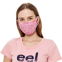 Valentine Romantic Love Watercolor Pink Pattern Texture Crease Cloth Face Mask (adult) by Vaneshop