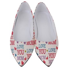 Love Mom Happy Mothers Day I Love Mom Graphic Women s Low Heels by Vaneshop