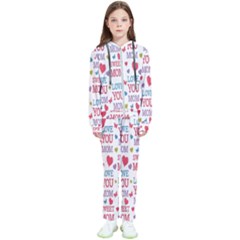 Love Mom Happy Mothers Day I Love Mom Graphic Kids  Tracksuit by Vaneshop