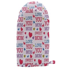 Love Mom Happy Mothers Day I Love Mom Graphic Microwave Oven Glove by Vaneshop