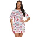 Love Mom Happy Mothers Day I Love Mom Graphic Just Threw It On Dress View1