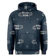 Space Dino Art Pattern Design Wallpaper Background Men s Core Hoodie