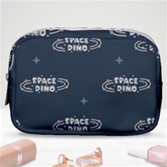 Space Dino Art Pattern Design Wallpaper Background Make Up Pouch (small) by Vaneshop