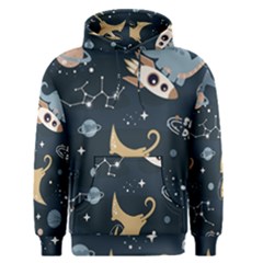 Space Theme Art Pattern Design Wallpaper Men s Core Hoodie