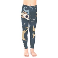 Space Theme Art Pattern Design Wallpaper Kids  Classic Winter Leggings