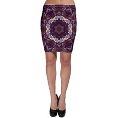 Rosette Kaleidoscope Mosaic Abstract Background Bodycon Skirt by Vaneshop