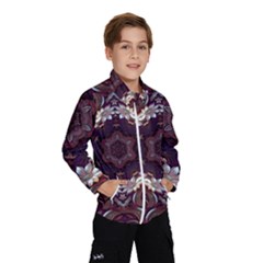 Rosette Kaleidoscope Mosaic Abstract Background Kids  Windbreaker