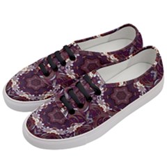 Rosette Kaleidoscope Mosaic Abstract Background Women s Classic Low Top Sneakers by Vaneshop