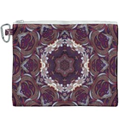 Rosette Kaleidoscope Mosaic Abstract Background Canvas Cosmetic Bag (xxxl) by Vaneshop