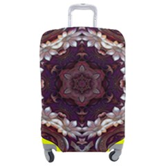 Rosette Kaleidoscope Mosaic Abstract Background Luggage Cover (medium) by Vaneshop