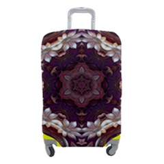 Rosette Kaleidoscope Mosaic Abstract Background Luggage Cover (small) by Vaneshop