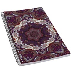 Rosette Kaleidoscope Mosaic Abstract Background 5 5  X 8 5  Notebook by Vaneshop