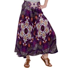 Rosette Kaleidoscope Mosaic Abstract Background Art Women s Satin Palazzo Pants by Vaneshop