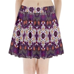 Rosette Kaleidoscope Mosaic Abstract Background Art Pleated Mini Skirt by Vaneshop