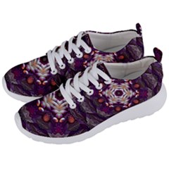 Rosette Kaleidoscope Mosaic Abstract Background Art Men s Lightweight Sports Shoes by Vaneshop