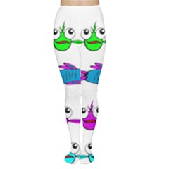 Fish Swim Cartoon Funnycute Tights