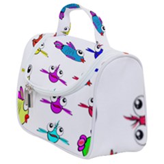 Fish Swim Cartoon Funnycute Satchel Handbag by Sapixe