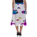 Fish Swim Cartoon Funnycute Perfect Length Midi Skirt View2