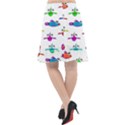 Fish Swim Cartoon Funnycute Fishtail Chiffon Skirt View2