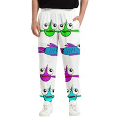 Fish Swim Cartoon Funnycute Men s Elastic Waist Pants by Sapixe