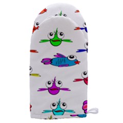 Fish Swim Cartoon Funnycute Microwave Oven Glove by Sapixe