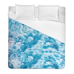 Blue Ocean Wave Texture Duvet Cover (full/ Double Size) by Jack14