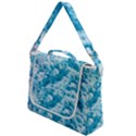 Blue Ocean Wave Texture Box Up Messenger Bag View1