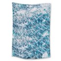 Summer Blue Ocean Wave Large Tapestry View1