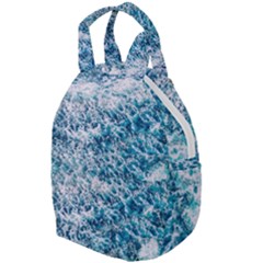 Summer Blue Ocean Wave Travel Backpack by Jack14