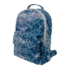 Summer Blue Ocean Wave Flap Pocket Backpack (large) by Jack14