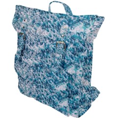 Summer Blue Ocean Wave Buckle Up Backpack by Jack14