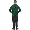 Christmas Green Pattern Background Men s Pullover Hoodie View2