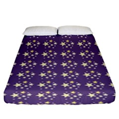 Background Wallpaper Space Universe Pattern Fitted Sheet (king Size) by Pakjumat