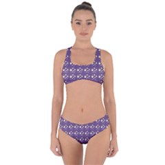 Background Wallpaper Space Universe Pattern Criss Cross Bikini Set by Pakjumat