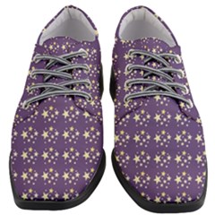 Background Wallpaper Space Universe Pattern Women Heeled Oxford Shoes by Pakjumat