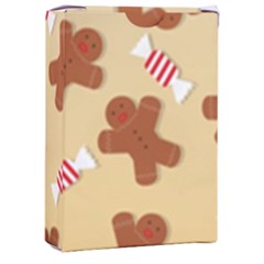 Gingerbread Christmas Time Playing Cards Single Design (rectangle) With Custom Box by Pakjumat