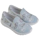 Winter Pattern Background Element Kids Lightweight Slip Ons View3