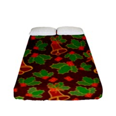 Christmas Pattern Fitted Sheet (full/ Double Size) by Pakjumat