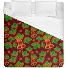 Christmas Pattern Duvet Cover (king Size) by Pakjumat