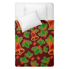 Christmas Wrapping Paper Duvet Cover Double Side (single Size) by Pakjumat