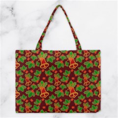 Template Christmas Pattern Medium Tote Bag by Pakjumat