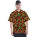 Christmas Wrapping Paper Men s Short Sleeve Shirt View1